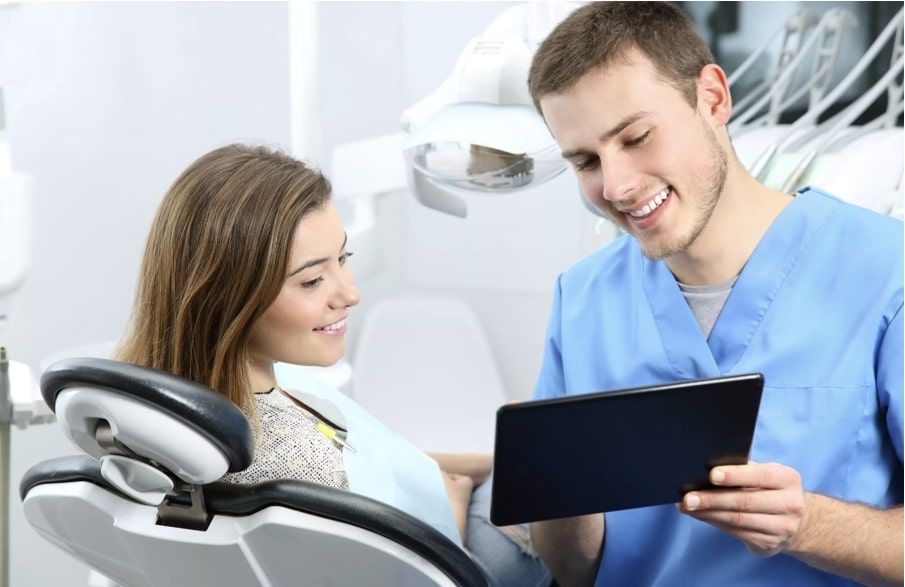 Чистка зубов Air Flow