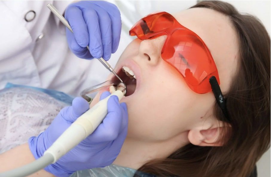 Лечение десен аппаратом Вектор